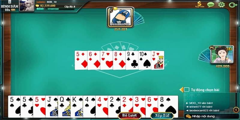 cách đánh tiến lên cách đánh tiến lên